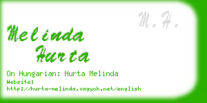 melinda hurta business card